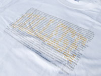 Stampa serigrafica a 2 colori su bianco