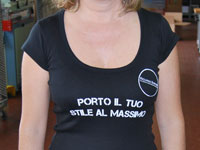 Stampa serigrafica in colore bianco
