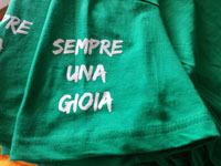 Stampa serigrafica a 1 colore su manica