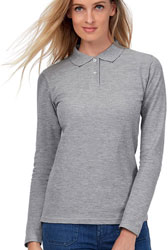 Polo donna BC maniche lunghe