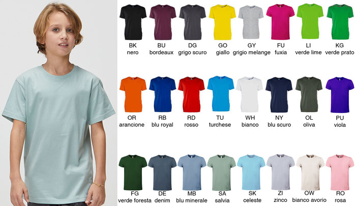 Maglietta bambino Evolution Kids