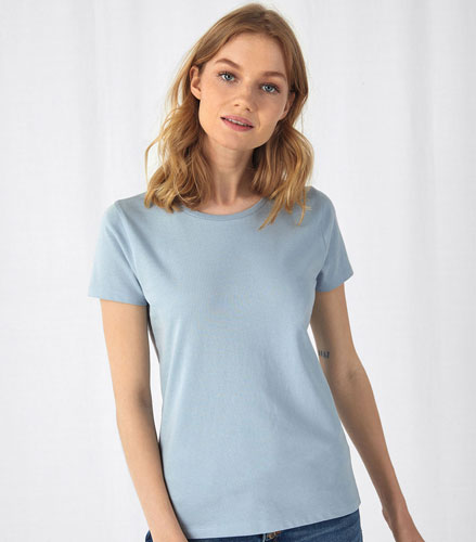 Maglietta donna in cotone organico Organic E150