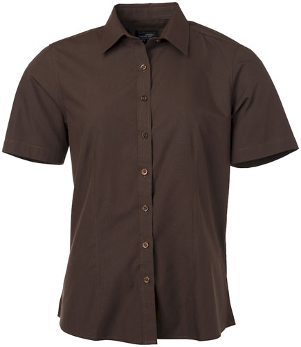 Camicia donna manica corta Popeline Daiber
