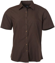 Camicia donna manica corta Popeline James Nicholson