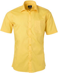 Camicia uomo manica corta Popeline James Nicholson